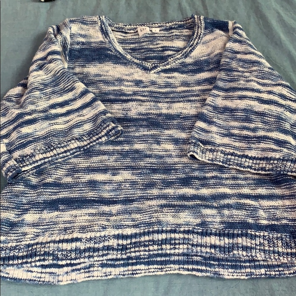 Blue Striped Sweater